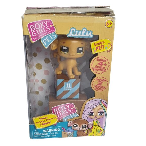 Boxy Girls Pets Lulu Monkey Collectible Mini Figure Toy With Shipping Boxes NEW - Picture 1 of 4